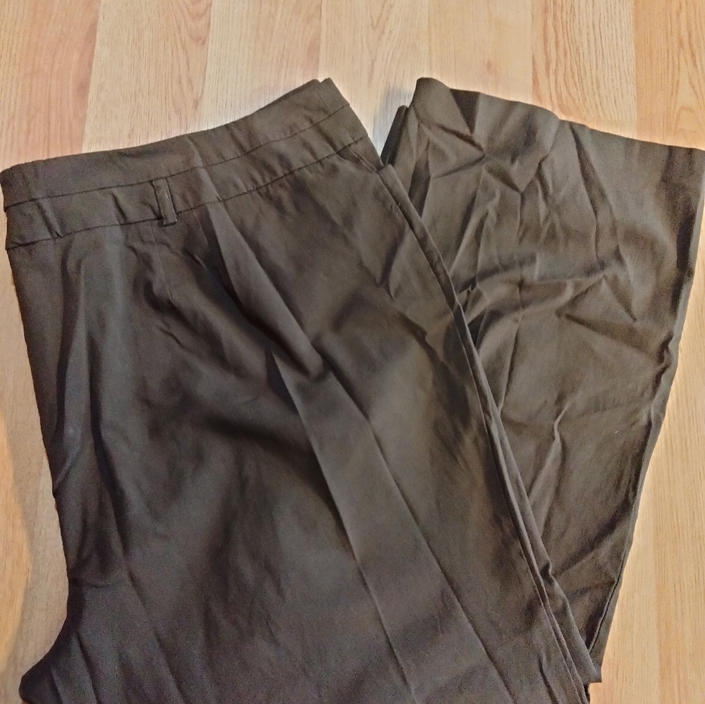 Lane Bryant Brown Dress‎ Pants Size 28 Petite